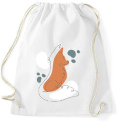 printfashion Róka - Sportzsák, Tornazsák - Fehér (10851637)