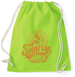 printfashion Napkelte - Sportzsák, Tornazsák - Limezöld (199728)