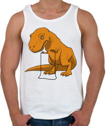 printfashion Dínó játék - Férfi atléta - Fehér (1199891)