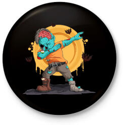 printfashion Dabbing zombi - Kitűző, hűtőmágnes - Fekete (5526252)