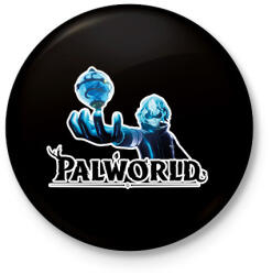 printfashion Victor Ashford - palworld - Kitűző, hűtőmágnes - Fekete (15741069)