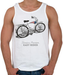 printfashion Easy Rider - Férfi atléta - Fehér (340226)