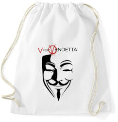 printfashion V for Vendetta - Sportzsák, Tornazsák - Fehér (2891703)
