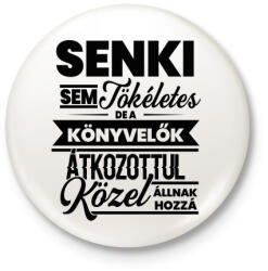 printfashion Tökéletes könyvelő - Kitűző, hűtőmágnes - Fehér (5334688)