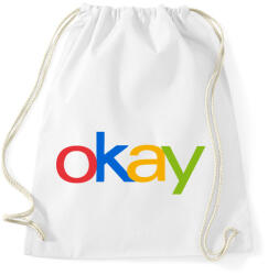 printfashion OKAY - Sportzsák, Tornazsák - Fehér (1086096)
