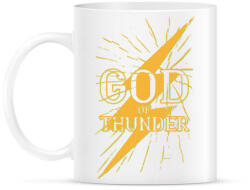 printfashion God of thunder - a mennydörgés istene - Bögre - Fehér (4608271)