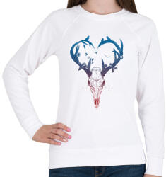 printfashion Neverending love - Női pulóver - Fehér (464556)
