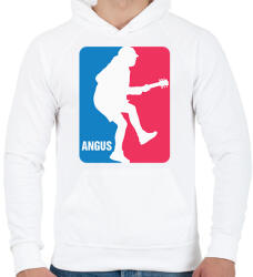 printfashion ACDC Angus - Férfi kapucnis pulóver - Fehér (2939206)