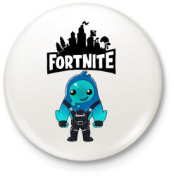 printfashion Fortnite rippley - Kitűző, hűtőmágnes - Fehér (3083564)