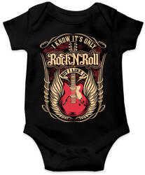 printfashion Gitár - Baba Body - Fekete (13733218)