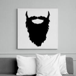 printfashion Beard - Vászonkép - Fehér (6627506)