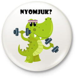 printfashion Nyomjuk - Kitűző, hűtőmágnes - Fehér (13903285)