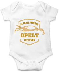 printfashion Opel sofőr - Baba Body - Fehér (4996913)
