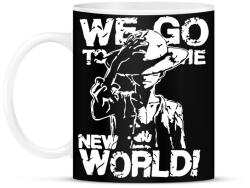 printfashion One Piece - New World - Bögre - Fekete (14257745)