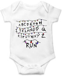 printfashion RUN Stranger Things - Baba Body - Fehér (1805997)