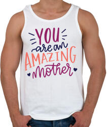 printfashion Csodálatos anya vagy! - Férfi atléta - Fehér (2514759)