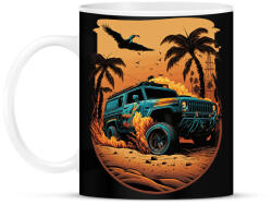 printfashion HUMMER Hod Rod Beach - Bögre - Fekete (13206388)