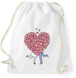 printfashion Szerelmes pár - Sportzsák, Tornazsák - Fehér (11881229)