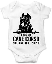 printfashion Cane Corso hug - Baba Body - Fehér (2859121)