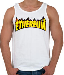 printfashion ETHEREUM - Férfi atléta - Fehér (5085768)