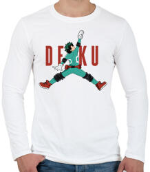 printfashion Air Deku - Férfi hosszú ujjú póló - Fehér (1716253)