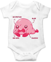 printfashion Blobfish anatómia - Baba Body - Fehér (14597641)