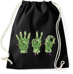 printfashion Zombi 420 - Sportzsák, Tornazsák - Fekete (14057399)