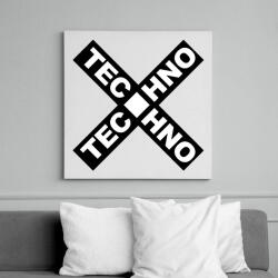 printfashion TECHNO X - Vászonkép - Fehér (6629848)