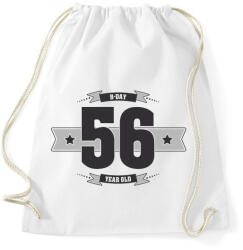 printfashion b-day-56-dark-lightgrey - Sportzsák, Tornazsák - Fehér (513348)