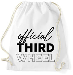 printfashion Official third wheel - Sportzsák, Tornazsák - Fehér (7285300)
