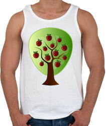 printfashion Almafa - Férfi atléta - Fehér (10696959)