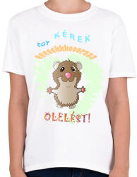 printfashion Ölelés - Gyerek póló - Fehér (11271200)