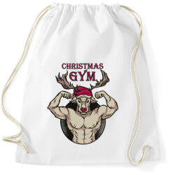 printfashion Karácsony gyúrás - Christmas gym - Sportzsák, Tornazsák - Fehér (5648681)