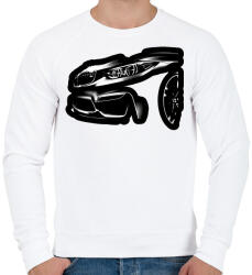 printfashion BMW M4 - Férfi pulóver - Fehér (1752954)