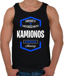 printfashion Kamionos prémium minőség - Férfi atléta - Fekete (1431052)