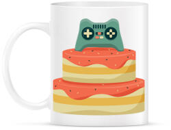 printfashion Gamer szülinap - Bögre - Fehér (5126169)