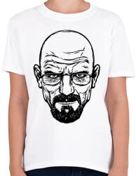 printfashion Breaking Bad Walter White - Gyerek póló - Fehér (2030432)