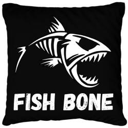 printfashion fish bone - Párnahuzat, Díszpárnahuzat - Fekete (6029430)