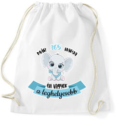 printfashion A leghelyesebb - "x" napja - Sportzsák, Tornazsák - Fehér (8096342)