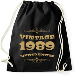 printfashion 1989 - Sportzsák, Tornazsák - Fekete (4095546)