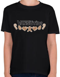 printfashion VANSütid - Gyerek póló - Fekete (15053120)
