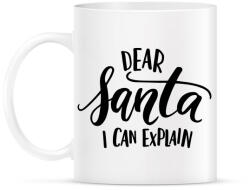 printfashion Dear Santa - Bögre - Fehér (1102877)