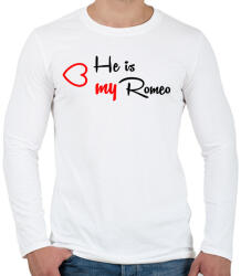 printfashion Rómeó - Férfi hosszú ujjú póló - Fehér (540308)