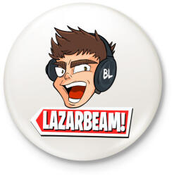 printfashion lazarbeam - Kitűző, hűtőmágnes - Fehér (3083298)