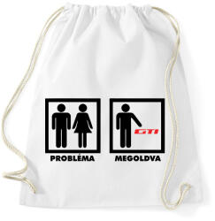 printfashion VW Problem Solved - Sportzsák, Tornazsák - Fehér (1687249)