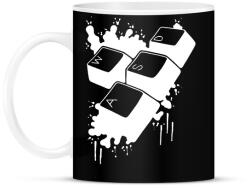 printfashion wasd - Bögre - Fekete (14944368)