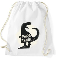 printfashion Papasaurus - Sportzsák, Tornazsák - Fehér (4046264)