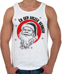 printfashion Hinni - Mikulás - Férfi atléta - Fehér (9675576)