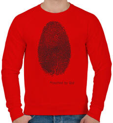 printfashion Touched by God - Férfi pulóver - Piros (2556984)