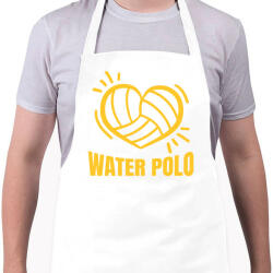 printfashion Love water polo - Kötény - Fehér (15923343)